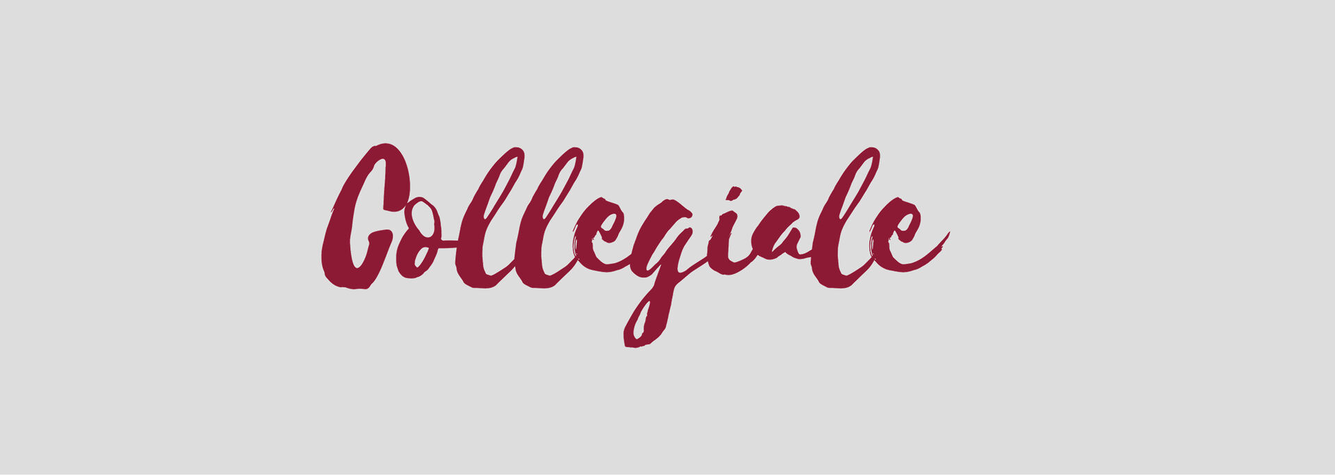 Kursive Schrift mit dem Wort 