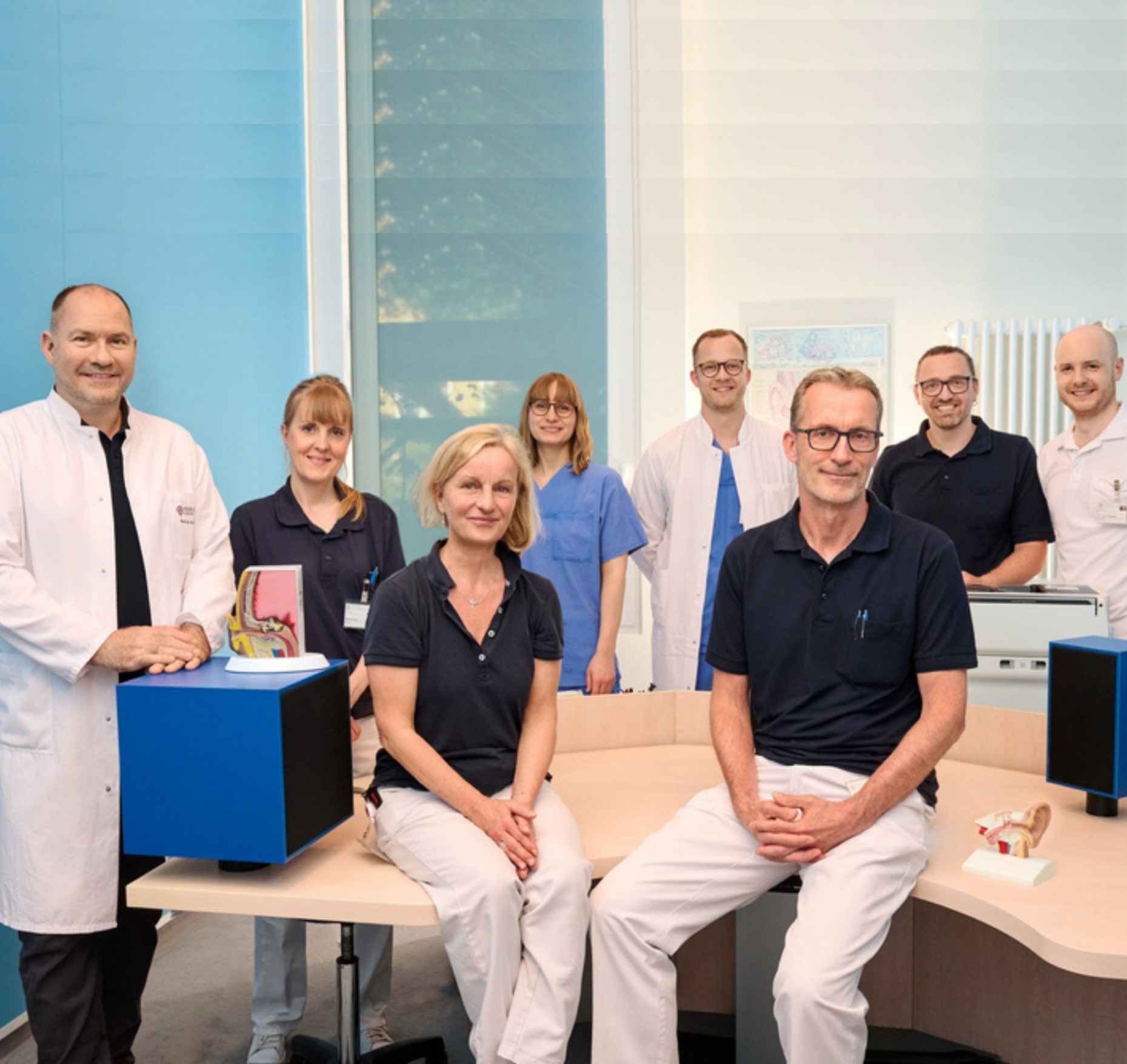 Gruppenfoto des Cochleaimplantat-Teams